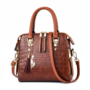 Nouveau Sac à Bandoulière Tendance en Cuir PU de Haute Qualité pour Femme, Sac à Main de Luxe Imperméable avec Fermeture à Glissière - Product Image 1