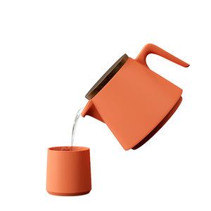 DHPO Infuseur Extra-fin Service à thé <span class=keywords><strong>Tasse</strong></span> en céramique et théière en acier inoxydable avec théière en céramique pour thé en vrac - Product Image 3