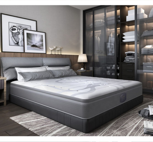 Factory Promoted Euro pillow top double bed mattress memory foam pocket spring mattress in a box