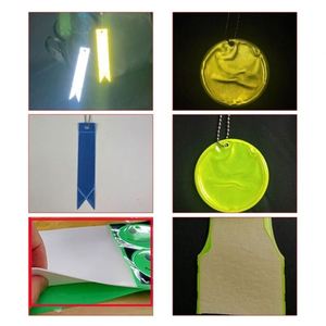 Breloque de sécurité réfléchissante haute intensité personnalisée, couleurs fluorescentes parfaites pour les sports de plein air et les activités nocturnes - Product Image 5