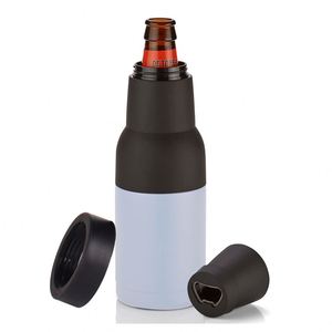 Vacuum Insulated Beer Bottle, <b>Double</b> <b>Wall</b> Stainless Steel Can with Bottle Opener, Thermal Cold Insulation Container for Beers - Product Image 2