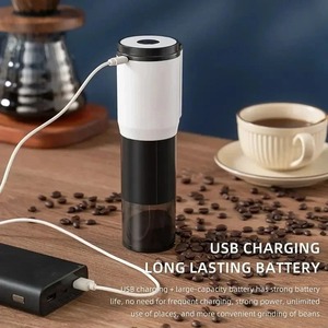 Nuevo molinillo de café eléctrico portátil, núcleo de molienda en polvo, carga USB ajustable, adecuado para molinillo de granos de café - Product Image 3