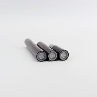 Flacon pulvérisateur portable 5ml 10ml 15ml, flacon d'échantillon de lotion, flacon de crème pour les yeux en plastique noir rechargeable
