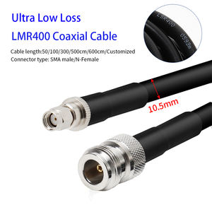 Productos calientes Lmr400 Cable coaxial de pérdida ultra baja N hembra a Rp Sma macho con descuento de precio de fábrica - Product Image 3