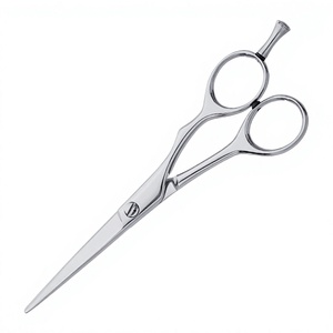 ASAP Ciseaux de coiffure de haute qualité 6 pouces, noir mat, revêtement poudré mat, très vendus, pour la coiffure à domicile, le toilettage masculin et unisexe - Product Image 1