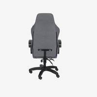 Chaise de bureau pivotante ergonomique de haute qualité en tissu pour le bureau à domicile, avec coussin lombaire réglable en hauteur, Silla Gamer