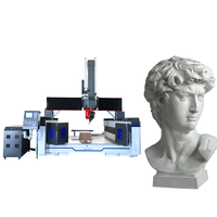 Machine de gravure et de sculpture CNC 5 axes pour bois, avec axe Z rotatif à 360 degrés, contrôle NC Studio DSP