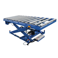 Table élévatrice hydraulique fiable de ciseaux de 3 tonnes avec l'OEM actionné de surface de rouleau avec le certificat de la CE