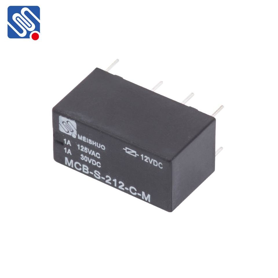 High Sensitivity Silver Alloy Signal Relay 2A Switching Capability Miniature MCB for Communications Industry Sealed