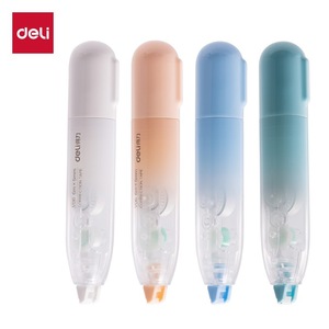 Ruban correcteur Deli 6m x 5mm, film transparent rechargeable pour papeterie scolaire - Product Image 1