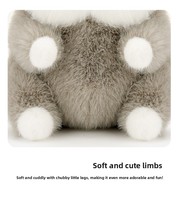 Boneka Anjing Husky Mainan Plush Shiba Inu Isi Bulu Silikon 51cm-99cm 8-13 Tahun