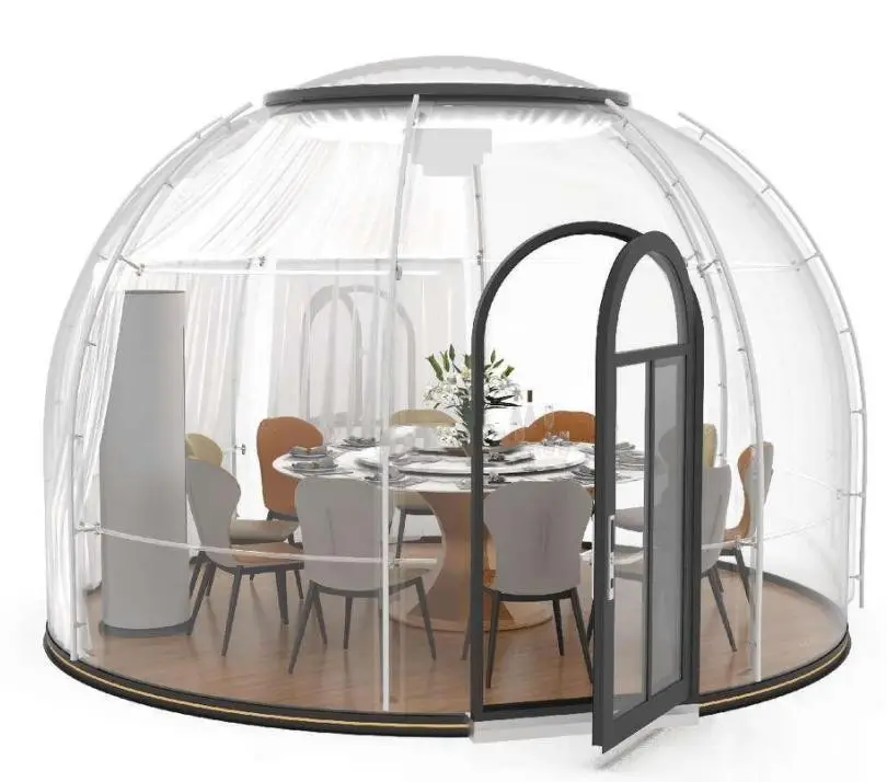 Высокое качество открытый надувной пузырь домик Кемпинг отель палатка дом звезда купол дом