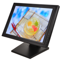 Nouvel écran tactile résistif large format 19 pouces TFT USB DC 12V alimenté par l'usine pour la série professionnelle