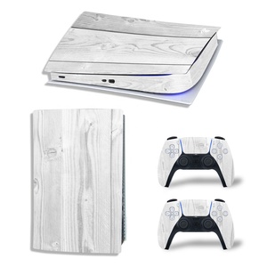 Autocollant de peau pour console <span class=keywords><strong>PS5</strong></span> <span class=keywords><strong>standard</strong></span>, style bois, pour <span class=keywords><strong>PlayStation</strong></span> 5, console et manettes, autocollant de peau en vinyle pour <span class=keywords><strong>PS5</strong></span> - Product Image 4