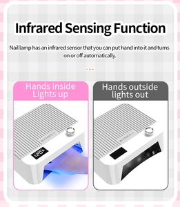 Rechargeable UV LED Nail <b>Lamp</b> Gel Polish Dryer Touch Screen 3 <b>Timer</b> Manicure Curing <b>Lamp</b> for Salon Home - Product Image 6