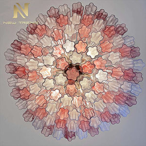 Lámpara Moderna Personalizada, Decoración de Lujo para Sala de Estar, Lámpara Colgante para Escalera, Lámpara Personalizada para Comedor Francés, Araña de Cristal de <span class=keywords><strong>Murano</strong></span> - Product Image 6