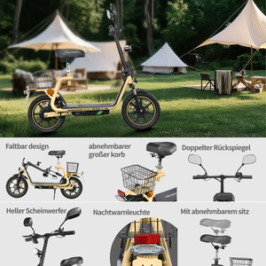 Scooter Plegable de 500W para Adultos, Carga de 116 kg, Motor de 48V, Batería de Litio Inteligente, Dos Ruedas, Equilibrio Electrónico, M5 M5 M5 ELIT - Product Image 5