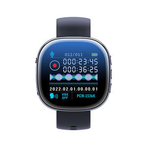 กำไลข้อมือบันทึกเสียงแบบตัดเสียงรบกวน HD แบบกำหนดเองจากโรงงาน บันทึกได้นาน 20 ชั่วโมง อุปกรณ์บันทึกเสียงเข้ารหัสเพียงคลิกเดียว สำหรับการประชุมและเรียน - Product Image 6