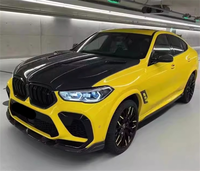 Kit de carrocería de falda lateral estilo LD forjado de fibra de carbono genuina de alta calidad para BMW X6M F96 kit de carrocería