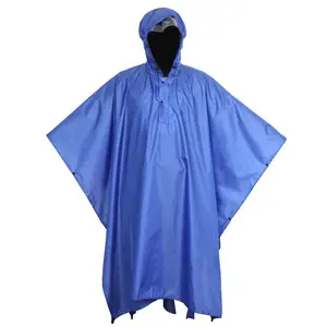 100% Waterdicht Ademend 190T Polyester Scooter Poncho Regen Jas Voor Fiets