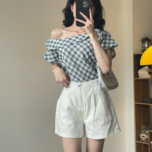 Shorts pour femmes de la meilleure qualité, couleur unie, coupe régulière, 100% coton, pantalon de survêtement, étiquette personnalisée, fabricant vietnamien - Product Image 6