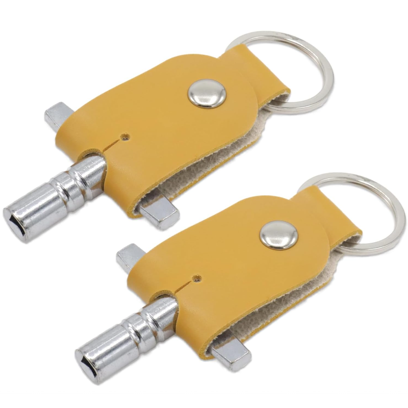 YY Factory PU Leather Initial Keyring