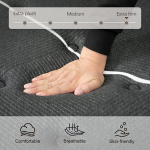 Chỉnh hình nữ hoàng Vua Kích thước cuộn lên nệm độc lập cuộn dây mùa xuân Gel Bộ nhớ bọt vải dệt kim kích thước đầy đủ Nệm đồ nội thất - Product Image 4