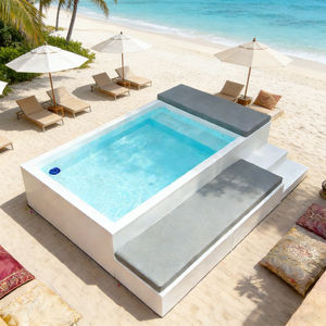 Piscina, piscina exterior, diseño exterior, carcasa de piscina de fibra de vidrio en venta, piscina rectangular de fibra de vidrio, jacuzzi prefabricado para el hogar de verano - Product Image 3