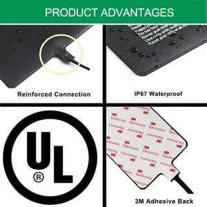 Alfombrilla Calefactora de Alta Calidad para Reptiles, Debajo del Tanque, 8W, Ecológica, 100-240V, para Tanques de 1-5 Galones - Product Image 4