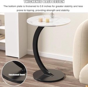 Mesa de Centro Pequeña Italiana Popular en Internet, Mesa Auxiliar Compacta para Sala de Estar, Mesa de Noche para Dormitorio - Product Image 4
