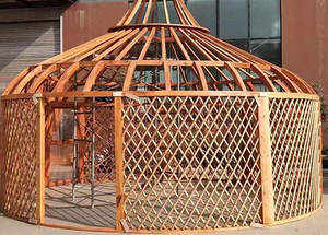 <span class=keywords><strong>Yourte</strong></span> d'hiver 4 saisons de bonne isolation Tente mongole de luxe utilisée pour la <span class=keywords><strong>yourte</strong></span> extérieure - Product Image 5