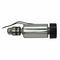 Moteur de broche CNC DC 0,3 kW 300 W 52 mm avec pince pour machine de fraisage de circuits imprimés DIY