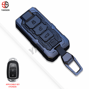Portachiavi per auto in lega custodia custodia protettiva per Hyundai Tucson Santa Fe I30 I40 Creta IX25 IX45 Solaris <span class=keywords><strong>Kona</strong></span> Elantra Creta - Product Image 2