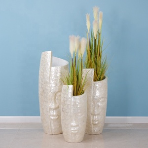 Personalizzato Nordic <span class=keywords><strong>Vaso</strong></span> di Decorazione Umani <span class=keywords><strong>Faccia</strong></span> In Fibra di vetro <span class=keywords><strong>Vaso</strong></span> per Mobili Per La Casa - Product Image 1