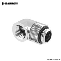 Adaptateur pivotant à 90 degrés Barrow G1/4 ", connecteur de refroidissement liquide pour ordinateur, TWT90-v2.5