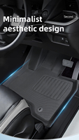Tapis de sol de luxe toutes saisons pour Toyota Fortuner Crysta 2015+ (Manuel) en matériau XPE, tapis de voiture à rebord profond