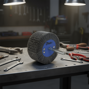 Disque abrasif à lamelles Ttake 30x30 mm, tige de 6 mm, grain 120 pour le meulage - Product Image 3