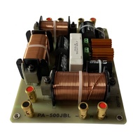 PA-500 Oule Crossover Audio 2-Arah Berdaya Kuat Dengan Terminal Penghubung, Efek Suara Bagus, Cocok untuk Loudspeaker 15/18 Inch