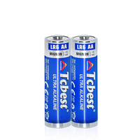 Pile alcaline OEM au meilleur prix, LR6 1,5 V 360 min, pile alcaline primaire AA pour télécommande
