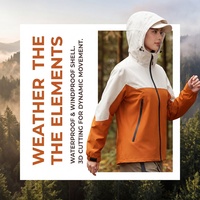 Veste imperméable réfléchissante multi-poches Cyber Tech, designs tendance, stock d'usine disponible, logo personnalisable