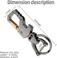 Mousqueton de camion noir personnalisé porte-clés en métal pour garçons occidentaux 3D porte-clés en alliage fendu en argent pour enfants