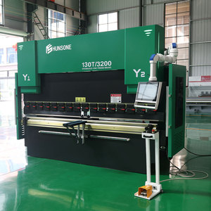 Prensa plegadora automática HUNSONE CNC para hoja de metal de 3200mm con máquina dobladora de sistema DA53TX - Product Image 2