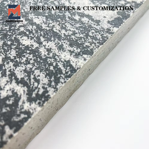Carreaux de revêtement mural <span class=keywords><strong>en</strong></span> céramique noire pure Setsail, finition mate, 20 mm, 600x600 mm, antidérapants, <span class=keywords><strong>imitation</strong></span> <span class=keywords><strong>pierre</strong></span> moderne, pour <span class=keywords><strong>extérieur</strong></span> - Product Image 1
