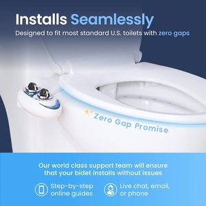 Luxury Factory <strong>Wholesale</strong> High Quality Non-electric <strong>Bidet</strong> Toilet Attachment With Self-cleaning Nozzle Reversible <strong>Bidet</strong> Attachment - Product Image 6