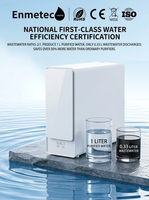 Purificateur d'eau RO sous évier multi-spécifications à haut débit, filtre à deux étages, nettoyage automatique, moniteur TDS pour usage domestique et commercial