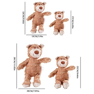 Jouet à mâcher pour chien en peluche en forme d'ours mendiant, écologique, pour le nettoyage des <span class=keywords><strong>dents</strong></span> et la réduction du grincement des <span class=keywords><strong>dents</strong></span> - Product Image 4