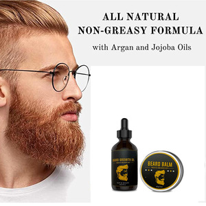 Kit de croissance de la barbe : Rouleau Derma, Huile et Baume à Barbe, Peigne – Soin Épaississant pour Hommes - Product Image 2