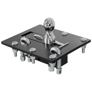 AMBITION Nuevo Soporte de <span class=keywords><strong>Bola</strong></span> de Enganche <span class=keywords><strong>Plegable</strong></span> de Acero Cromado de 30000 lb para Piezas de 2-5/16 Pulgadas para Enganche de Quinta Rueda de <span class=keywords><strong>Remolque</strong></span> - Product Image 1