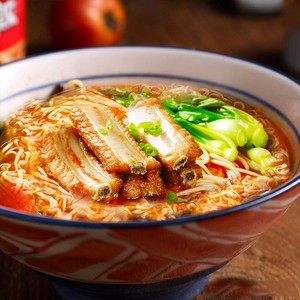 ฮ่องกงตุ๊กตาบะหมี่กึ่งสําเร็จรูปน้ํามันงาไก่บะหมี่กึ่งสําเร็จรูป 5 แพ็คบะหมี่ซุปอาหารทะเลสําเร็จรูป - Product Image 6