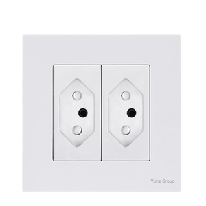 เต้ารับติดผนังแบบสัมผัส 3 ทาง 10A สำหรับแผงควบคุม PC ทนไฟมาตรฐานบราซิล - Product Image 5